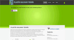 Desktop Screenshot of plastikgalvano.com.tr