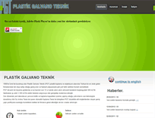 Tablet Screenshot of plastikgalvano.com.tr